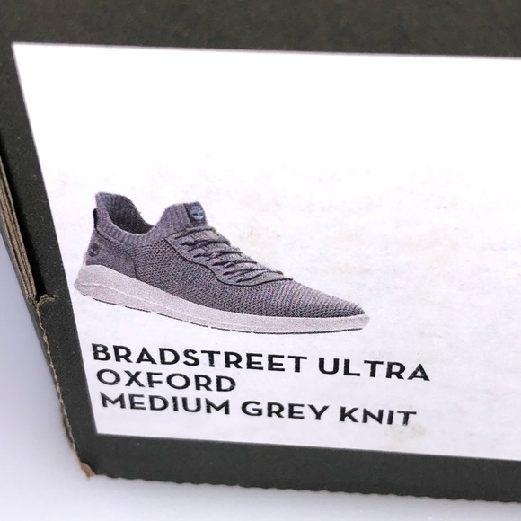 Timberland Broadstreet Ultra Medium Grey Knit Oxford Shoes - Picture 7 of 8